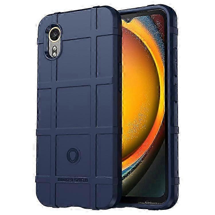 Galaxy Xcover 7 Tpu-hülle In Carbongrau, Stoßfester Schutz Mit Quadratischem Gitter, Robuste Und Leichte Hülle, Weiche Schutzhülle Für Smartphones