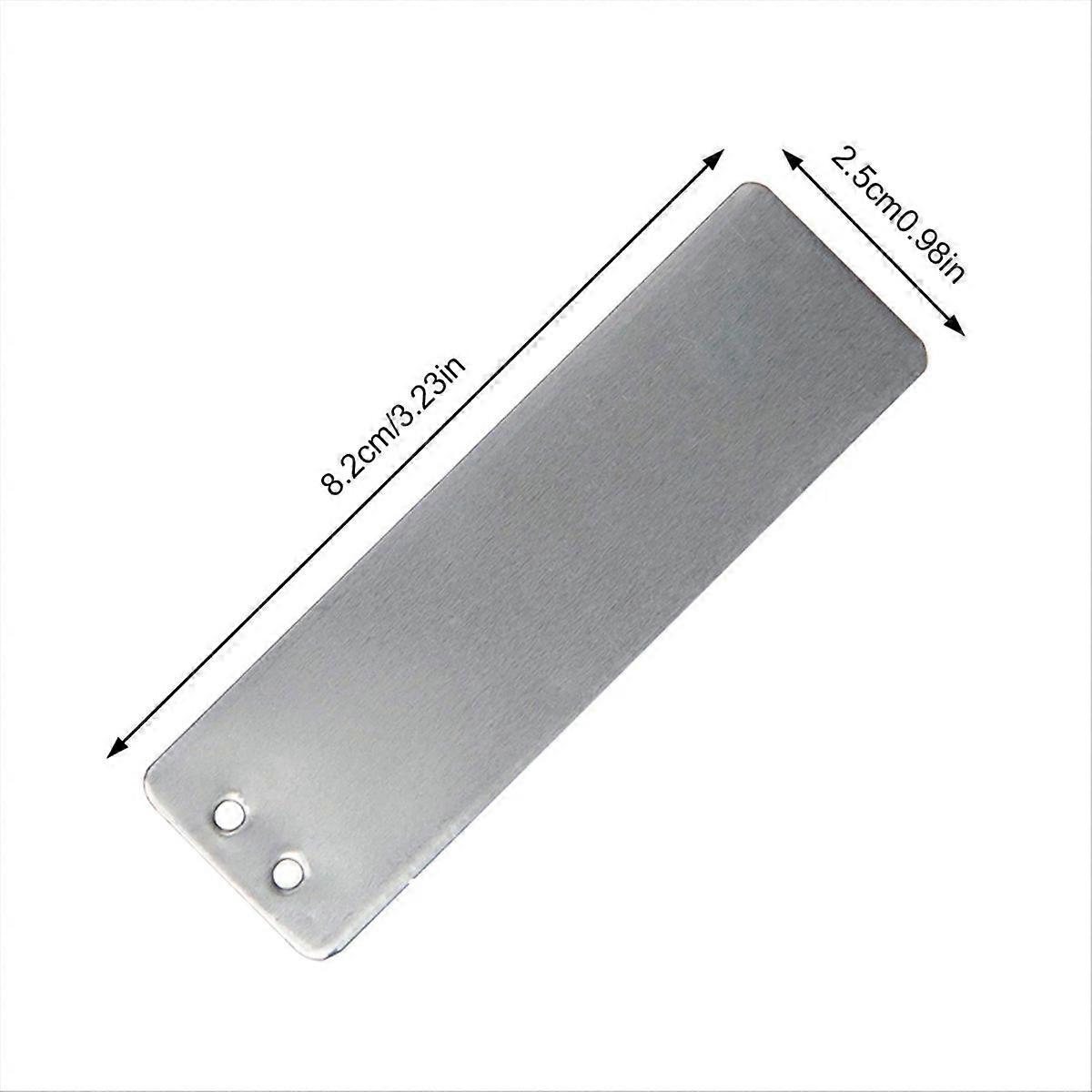 Doppelseitige Pflanzenetiketten Aus Aluminium, Beschreibbare Metallplatten, Wiederverwendbare Gartenstecker Zur Pflanzenkennzeichnung, Packung Mit Robusten Metallplatten