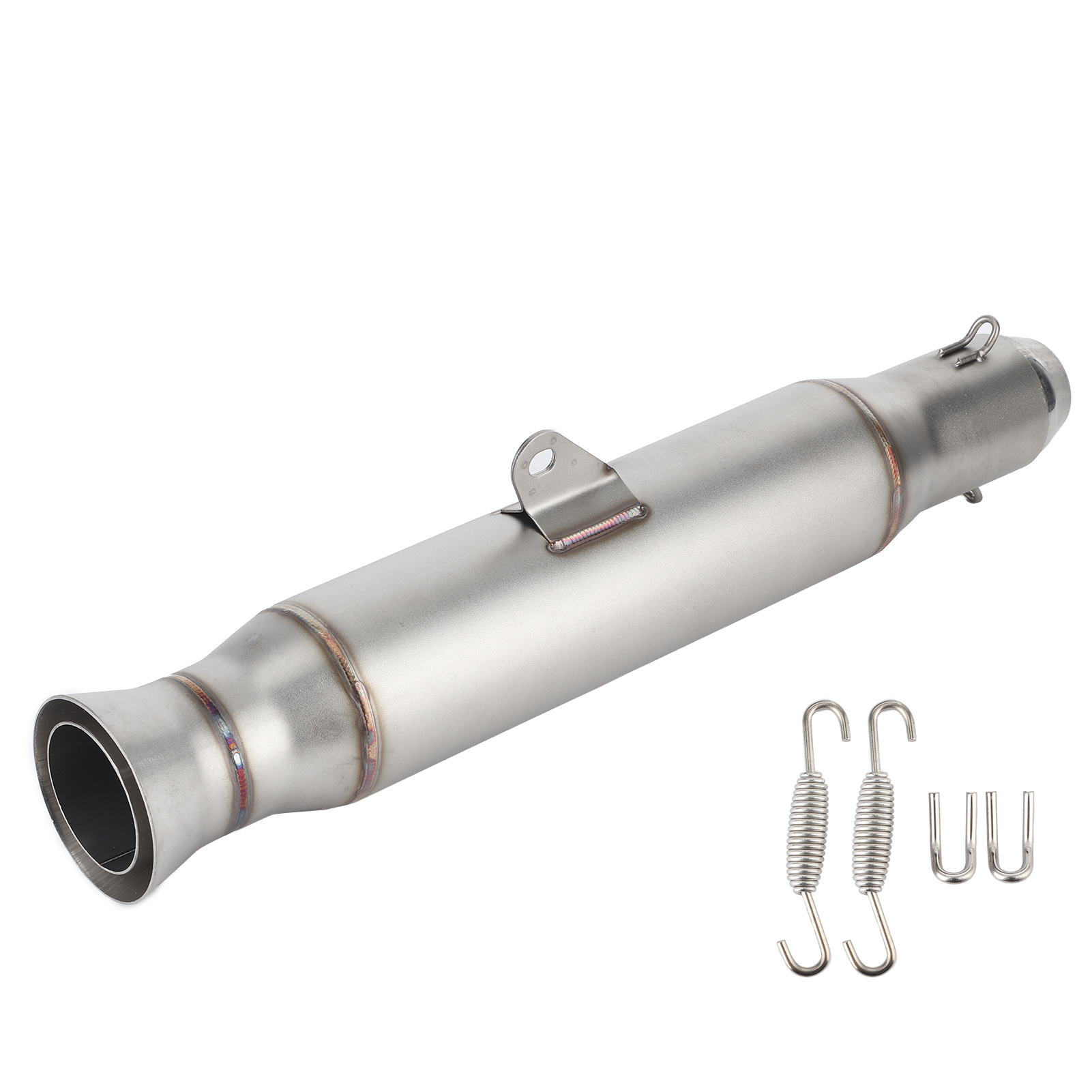Universelles Auspuffrohr Aus Titan-edelstahl, Gp-racing-stil, 1,5-2 Zoll, Für Motorräder.
