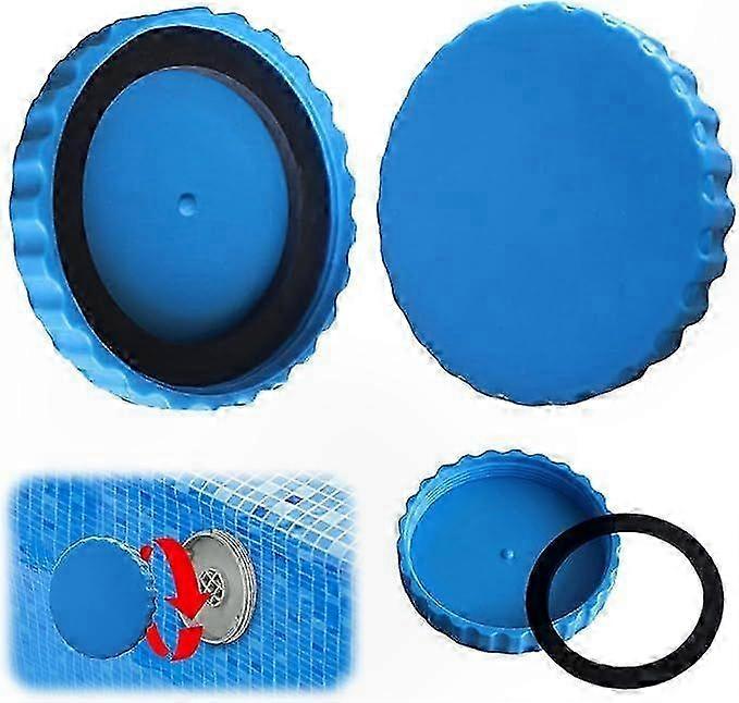 Winterfestmachungsset Für Oberirdische Pools, 2 Frostschutzstopfen Mit Dichtungsringen Für Die Saisonale Schließung, Frostschutz, 2er-pack.