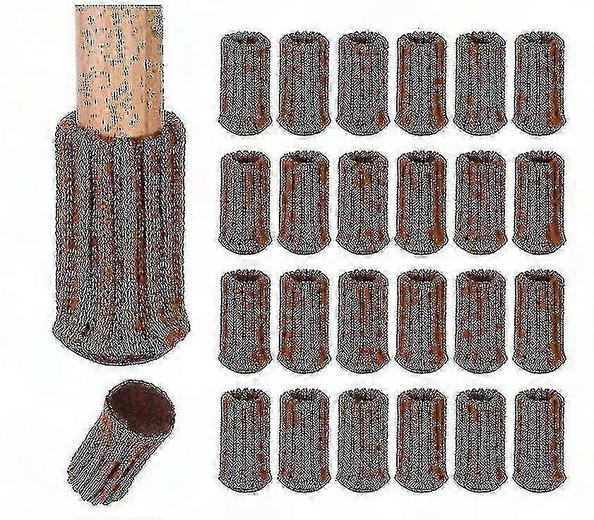 Set Mit 16 Gestrickten Stuhlbeinsocken, Rutschfesten Möbelschonern, Netzüberzügen Für Tisch- Und Sesselbeine, Verschiedene Farben, Universalgröße