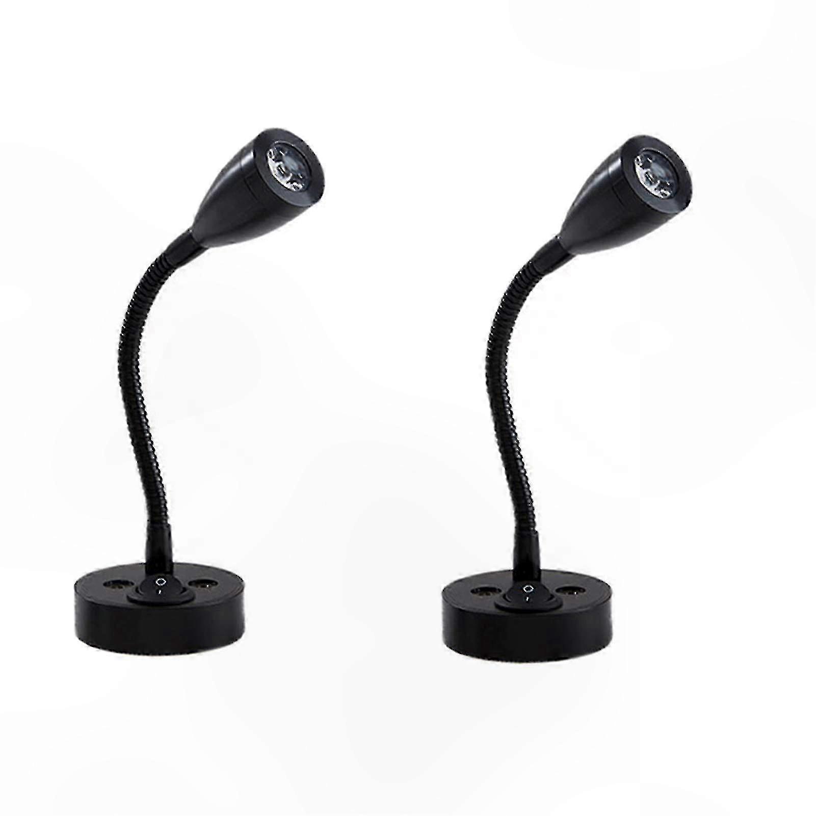 Set Mit 2 Led-leseleuchten, 12v-wandleuchten Mit Dimmer, 6000k Weißes Innenlicht Für Wohnmobile Und Vans