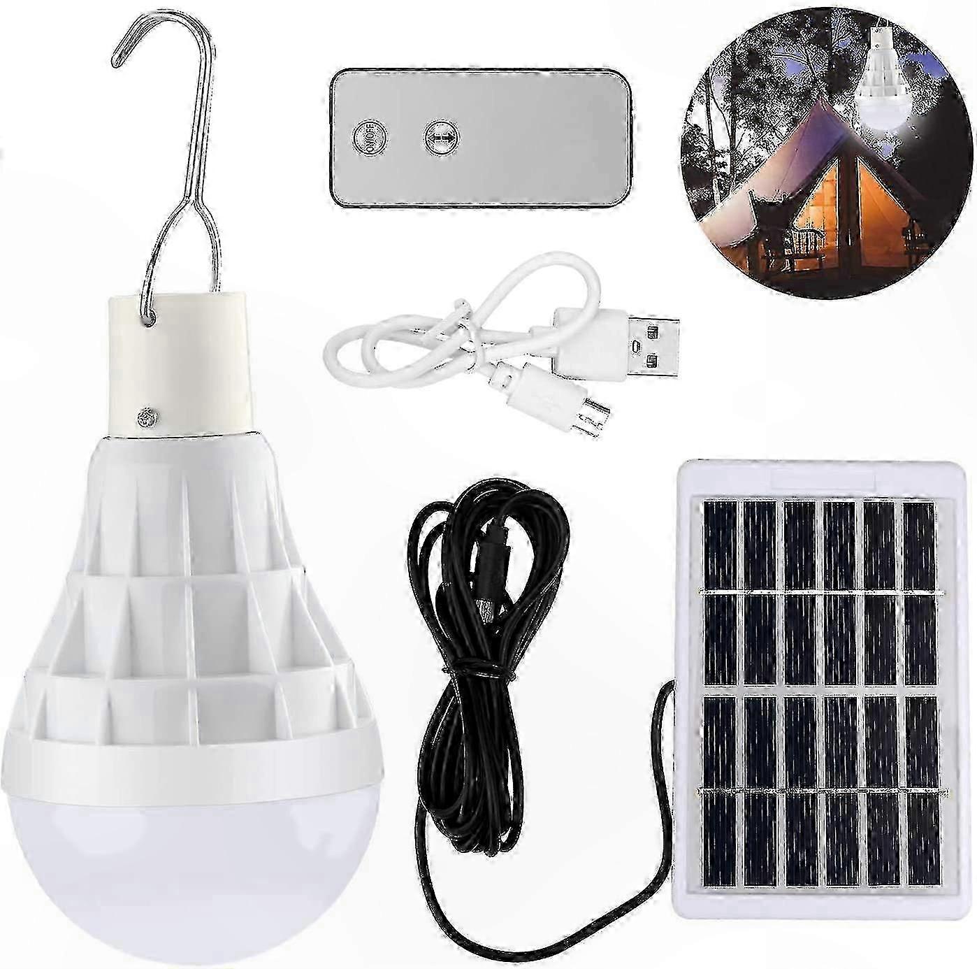 Wiederaufladbare Led-solarlampe, Notlichtbirne Für Stromausfälle