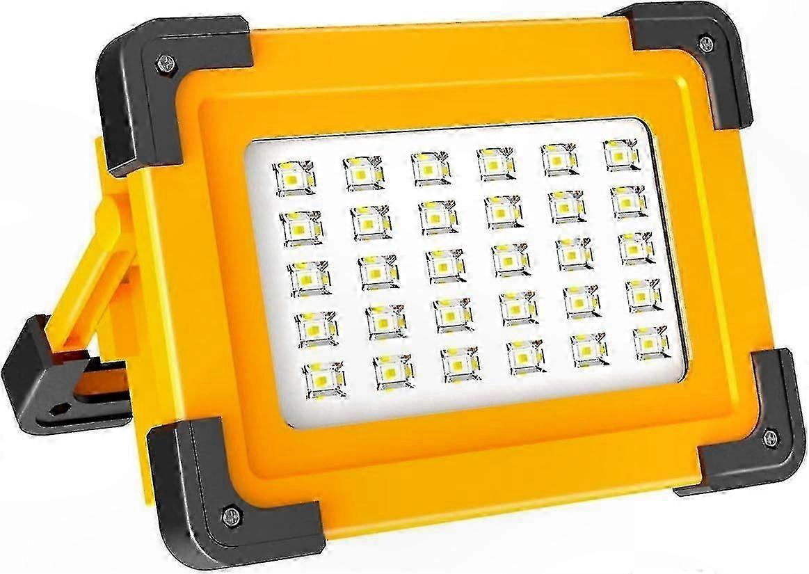 Wiederaufladbare 60-w-led-arbeitsleuchte, 6600-mah-akku, 3 Beleuchtungsmodi, Ideal Für Camping, Heimwerkerarbeiten Und Den Einsatz Im Freien.