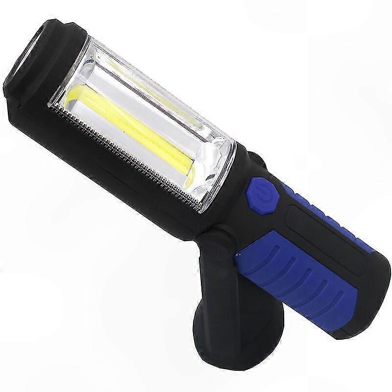 Ultrahelle 3w Cob-led-arbeitsleuchte, Wiederaufladbar Über Usb, 180° Drehbarer Magnetfuß, Ideal Für Camping, Nachtangeln Und Heimwerkerarbeiten.