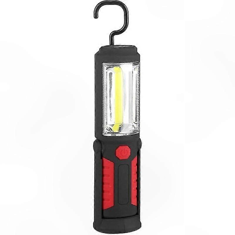 Wiederaufladbare Led-arbeitsleuchte Mit Magnetischer Befestigung Und Integrierter Roter Taschenlampe, Leistungsstarke Beleuchtung Für Werkstatt Und Heimwerkerarbeiten, Weißes Licht Und Blinkmodus, Pra