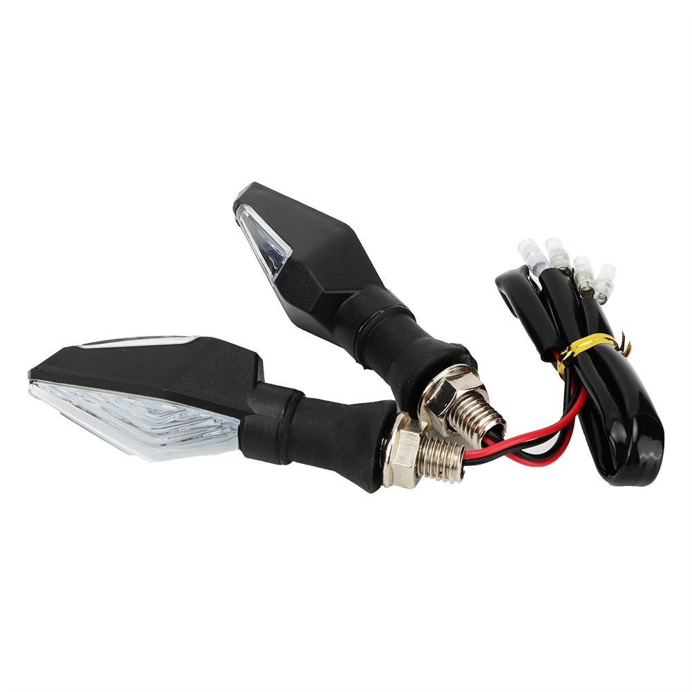 2 Stück 12 Led Zweifarbige Blinker Für Motorrad, Roller, Quad Zubehör (mk-024)