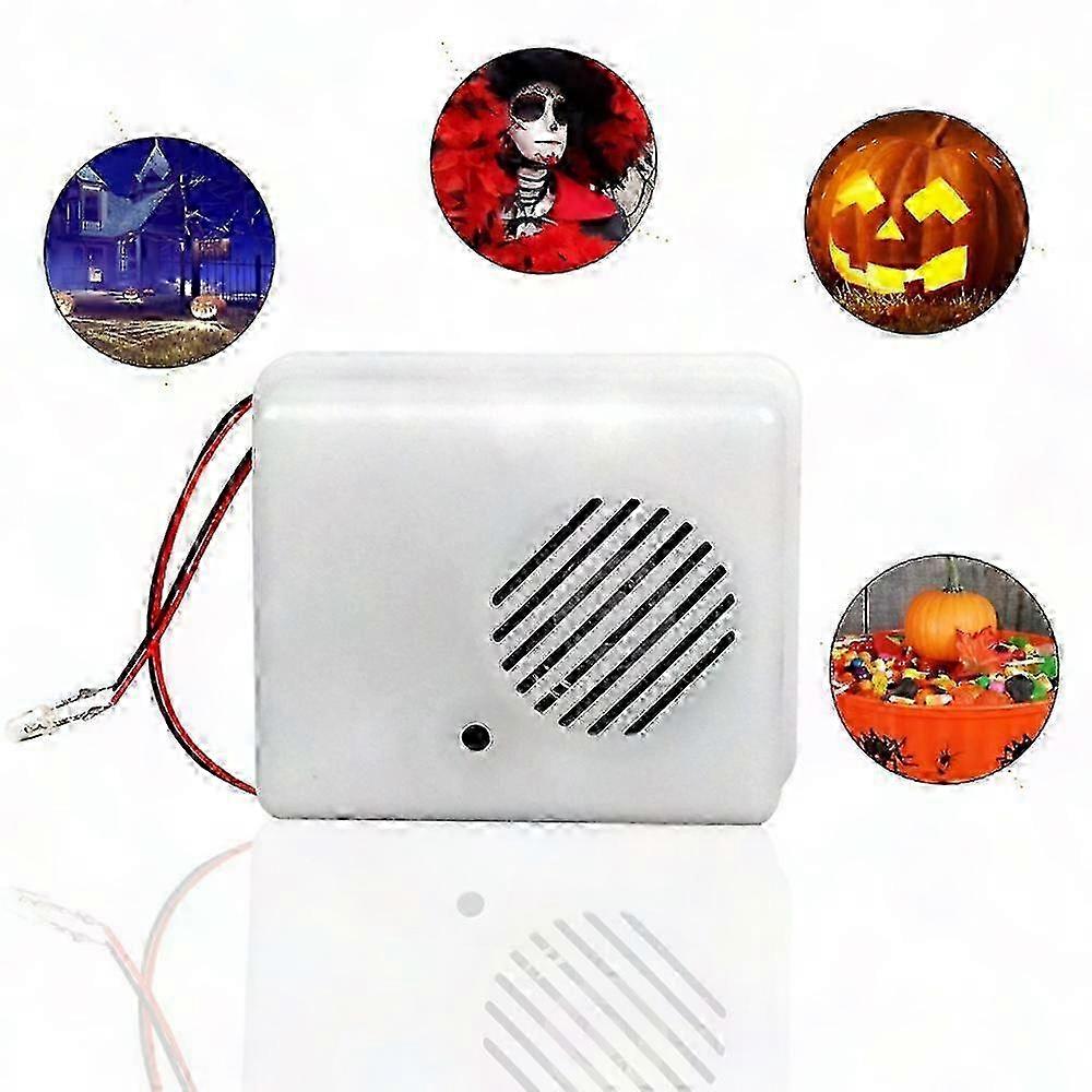 Halloween-schreimelder Mit Schrei-lautsprecher, Sprachaktiviertes Grusel-accessoire, Furchterregender Sound Für Partydekoration