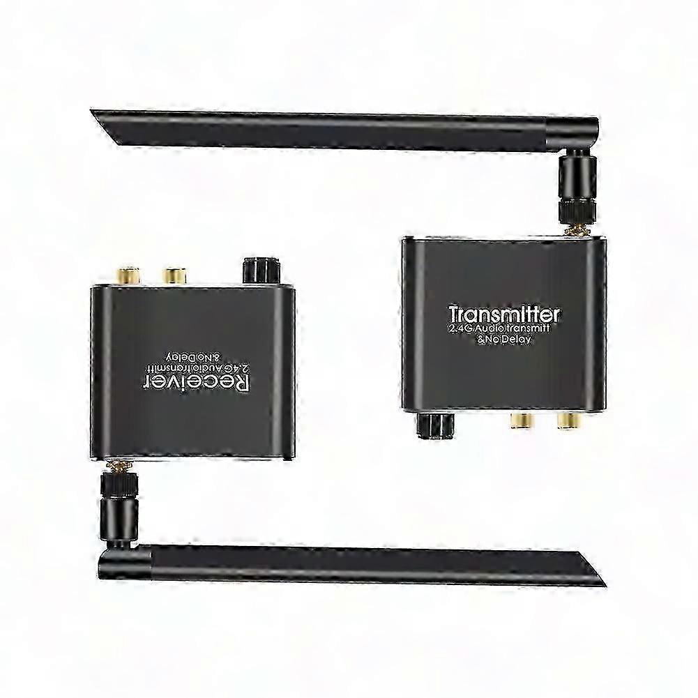 2,4-ghz-funk-audioadapter (50 M Reichweite), Sender/empfänger Mit 3,5-mm-cinch-ausgang (r/l), Kompatibel Mit Europäischen Stereoanlagen