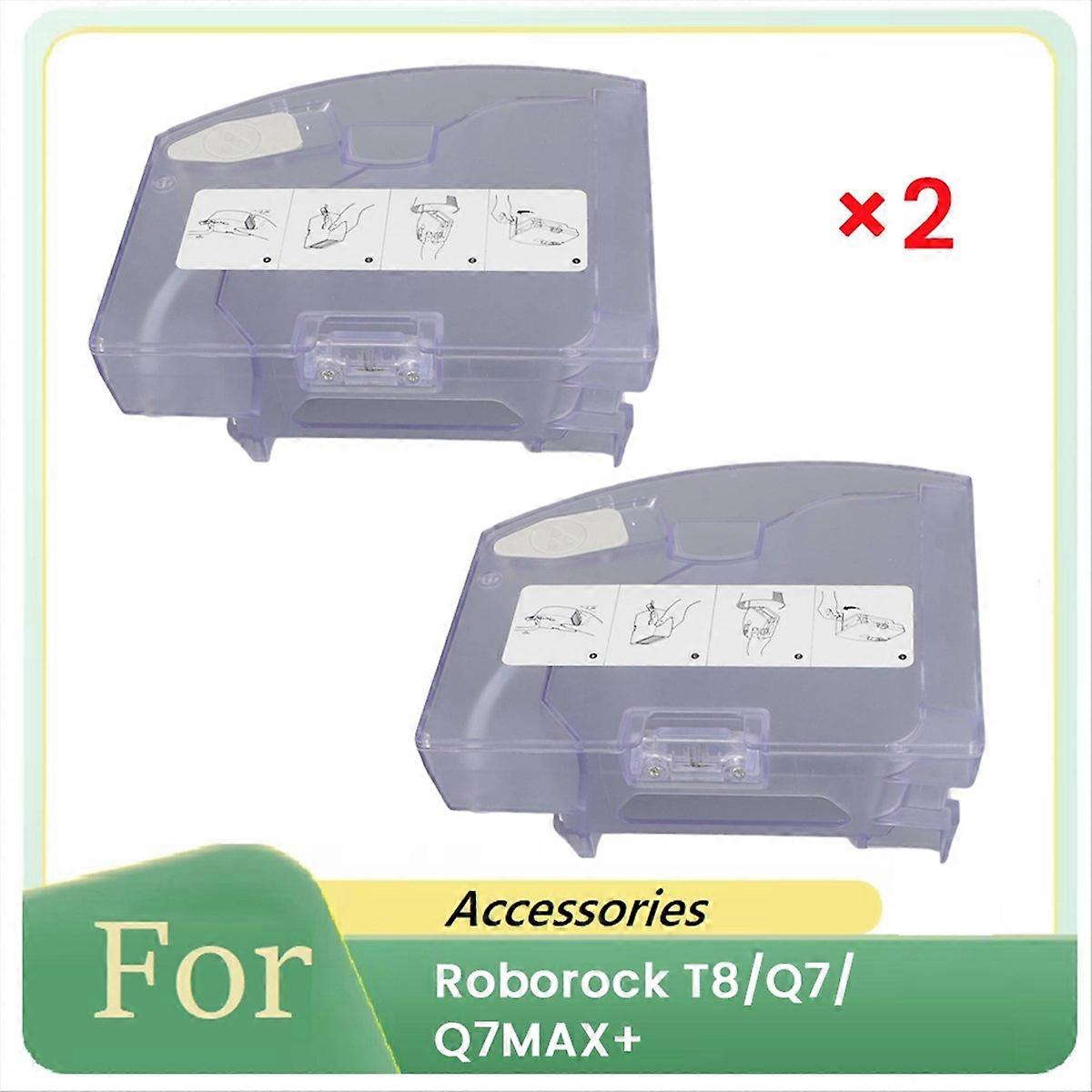 2-in-1-wassertank Und Staubbehälter Für Den Saugroboter T8, Doppelfunktions-ersatzset, Kompatibel Mit Den Modellen T8/t8+, Integriertes Design Für Effiziente Reinigung