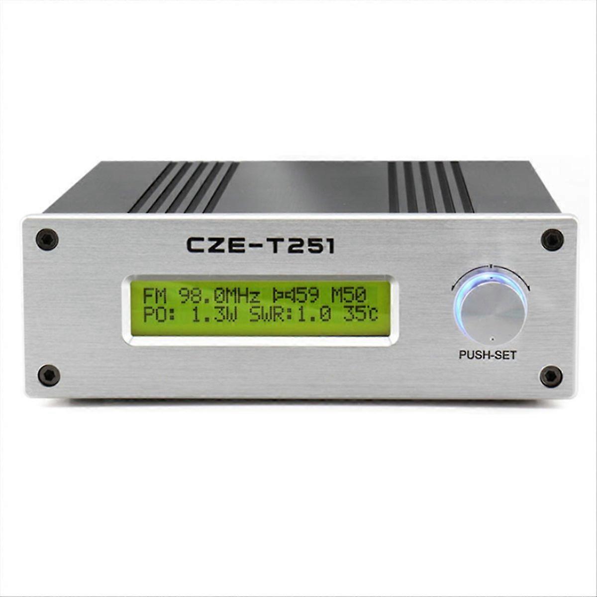 Cze-t251 25-watt-fm-sender, Reichweitenübertragung, Professioneller Radiosender, 25-watt-sender, Erweiterte Reichweite, Audio-rundfunkgerät