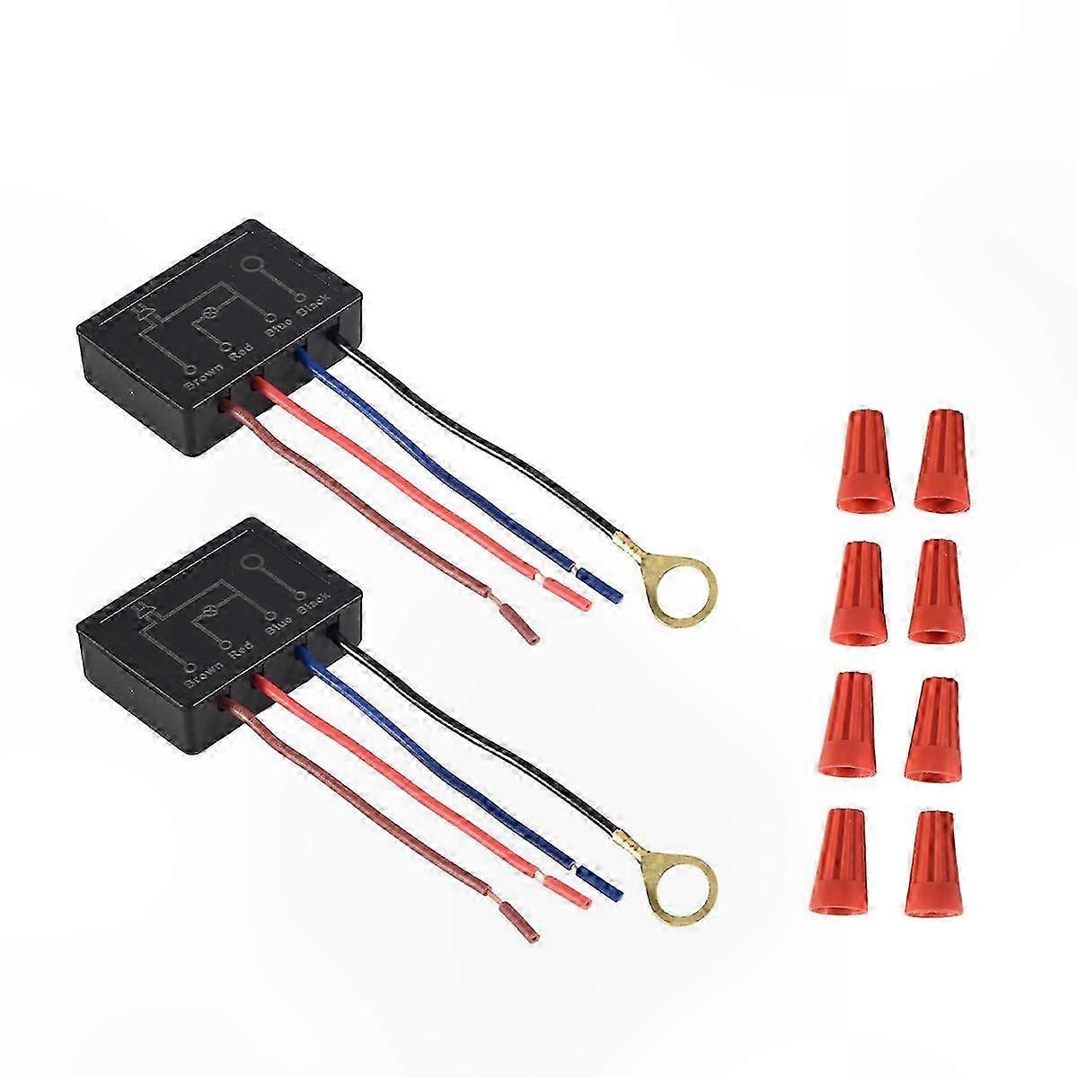 Set Mit 2 Touch-schaltern Für Lampen, Dimmbares Led-modul Mit Dimmer, Kompatibel Mit Glühbirnen Und Leuchten, Lichtintensitätsregulierung, 2 Stück