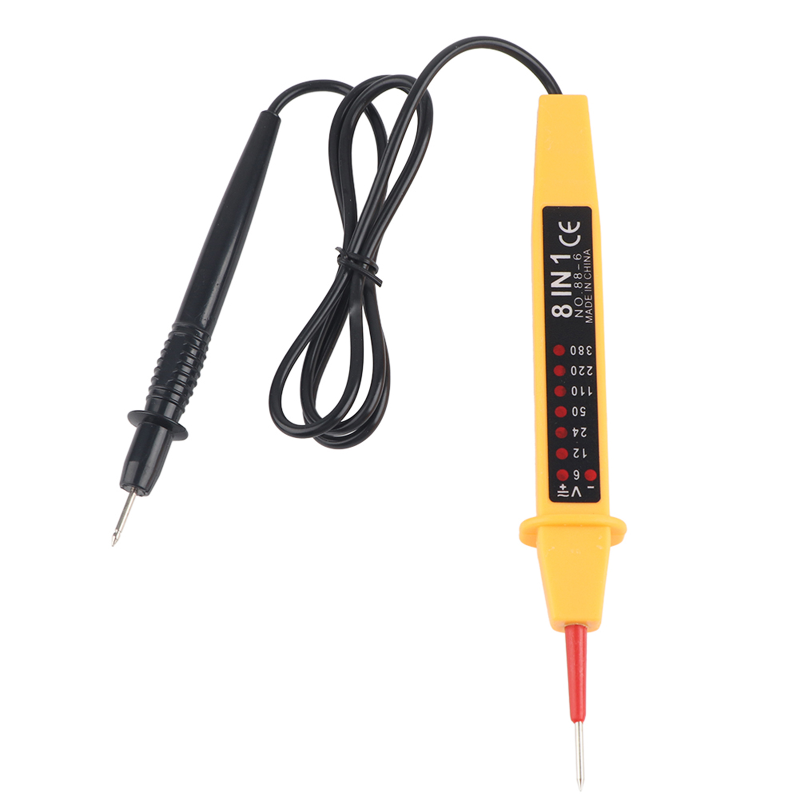 8-in-1 Ac/dc-spannungsprüfer 6-380v Multifunktionales Elektrisches Gerät Für Kfz-spannungsdetektor Mit Kontrollleuchte