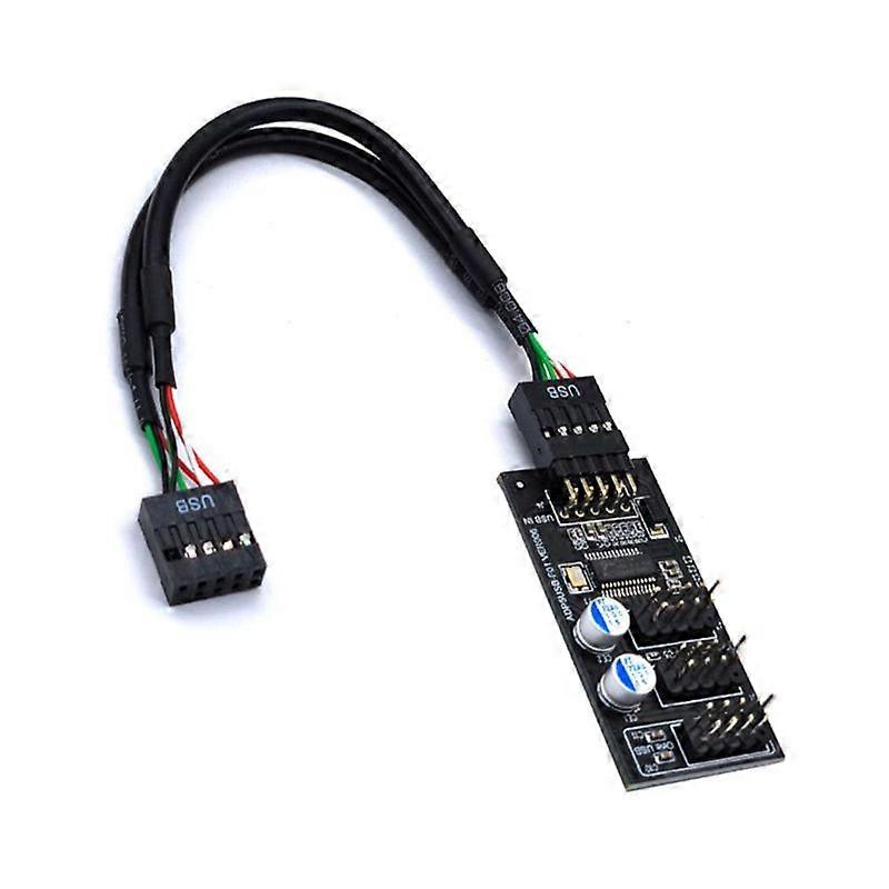 9-poliger Usb-hub-mehrfachsteckdosenadapter