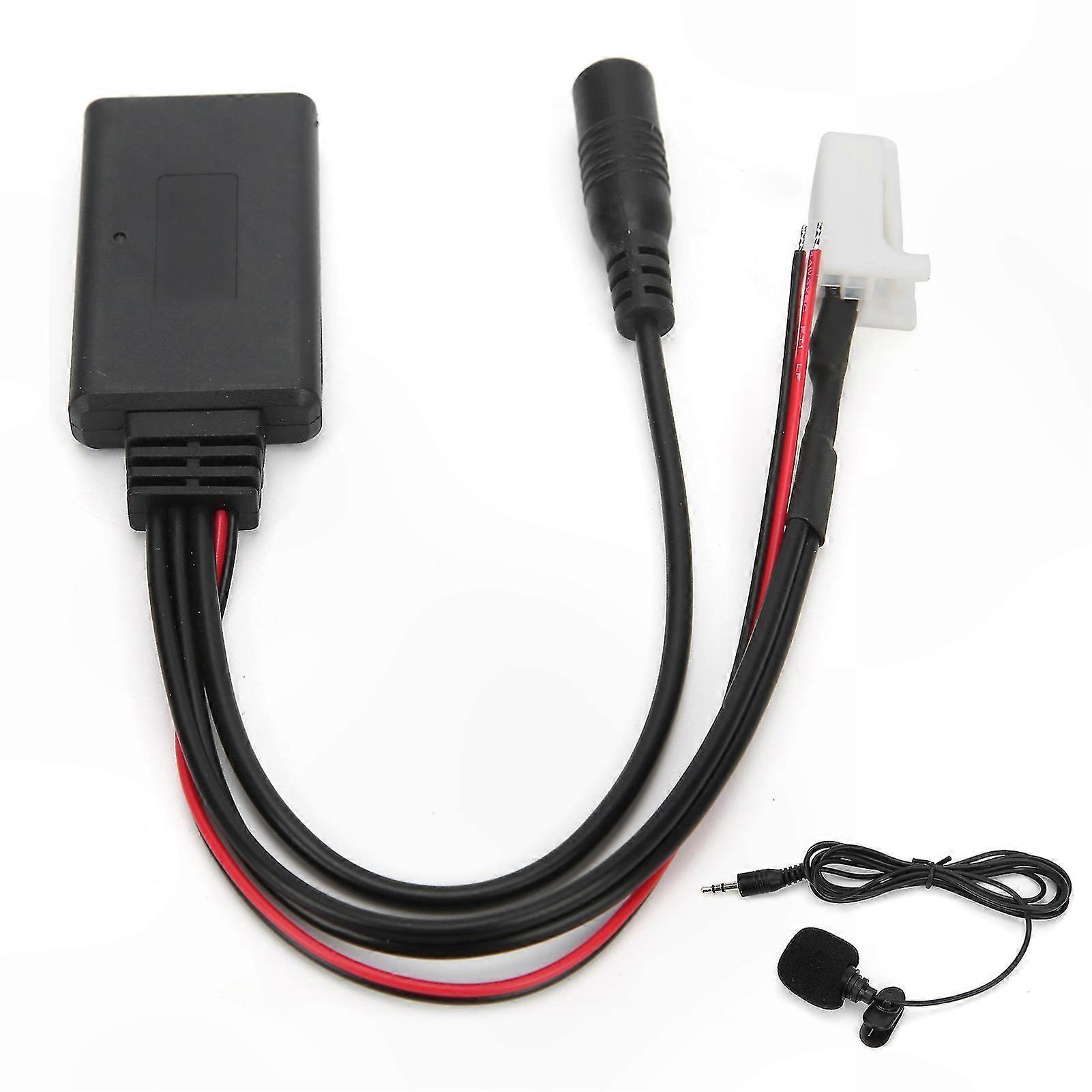 Bluetooth-aux-adapter Mit Integriertem Mikrofon Für Freisprechanrufe Und Musikstreaming, Kompatibel Mit Swift-, Vitra- Und Jimny-fahrzeugen.