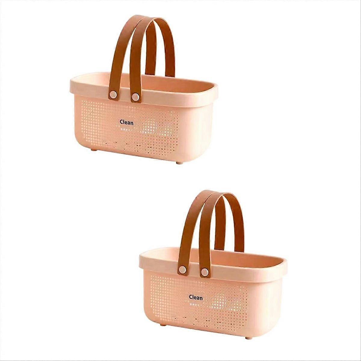 Tragbarer Aufbewahrungskorb Aus Kunststoff, Badezimmer-organizer Für Die Dusche, Taschenkorb, Mehrzweckkorb
