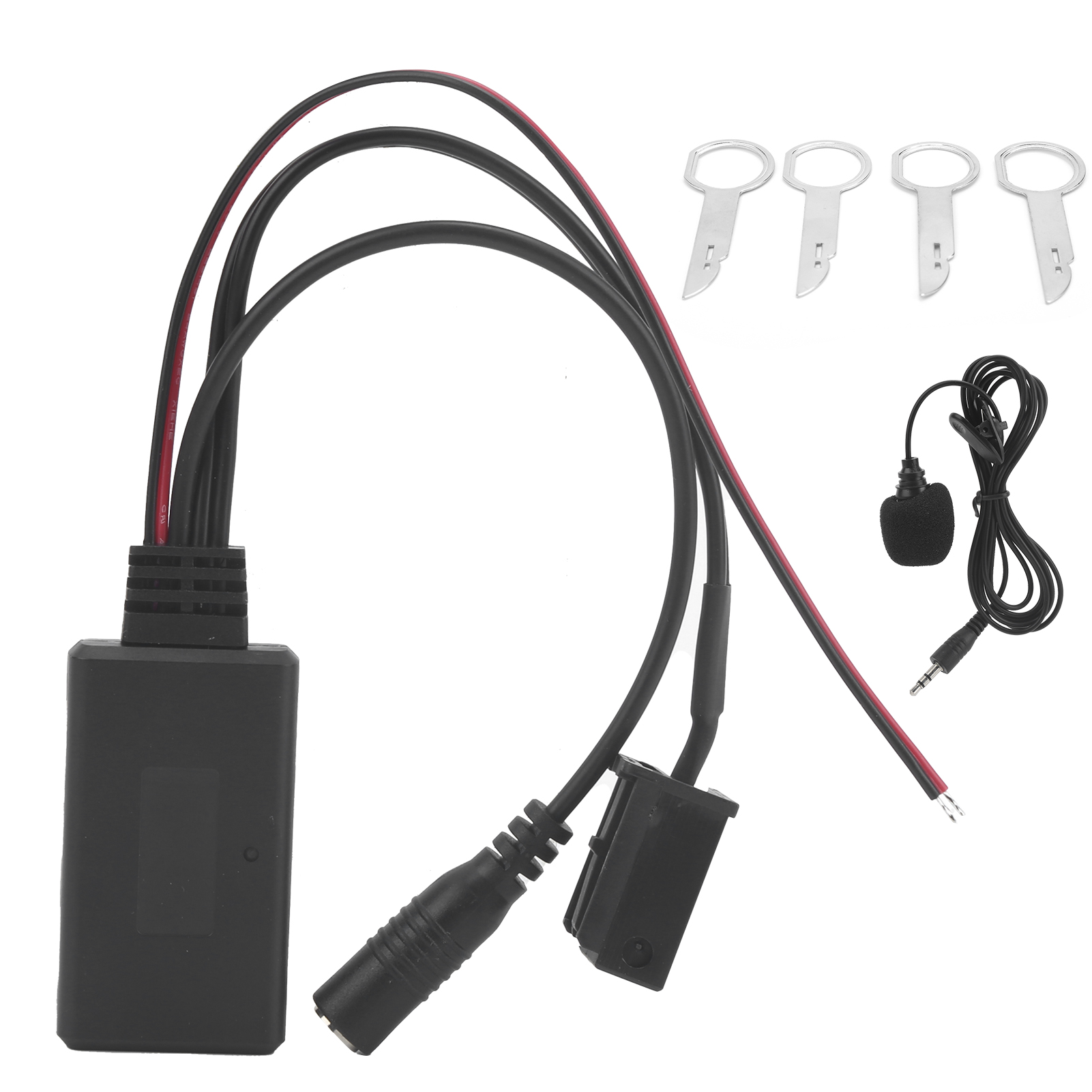 Bluetooth 5.0 Aux-audioadapter-kit Mit 8-poligem Freisprechmikrofon, Kompatibel Mit Ford 5000/6000 Cd-autoradios