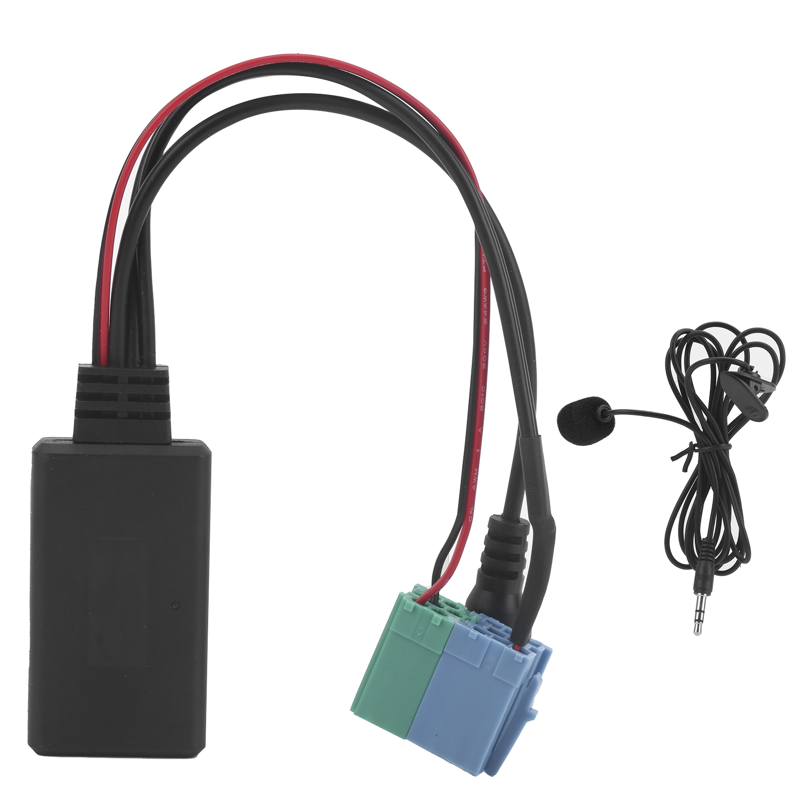 Bluetooth 5.0 Audioadapter Mit Mikrofon, 150 Cm Langes Aux-kabel, Kompatibel Mit 8-poligen Und 6-poligen Stereo-anschlüssen.