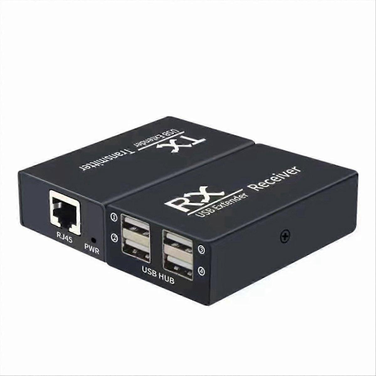 120-meter-usb-extender Mit 4 Usb-1.1-anschlüssen Über Rj45, Eu-stecker, Ethernet-verbindung Über Große Entfernungen