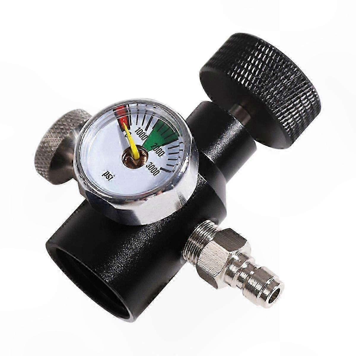 Co2-flaschenadapter, G1/2-14-anschluss Mit 3000 Psi-manometer, Nachfüllset Für Co2-tanks, Hochleistungs-gewindeanschluss, Für Den Professionellen Und Privaten Gebrauch.