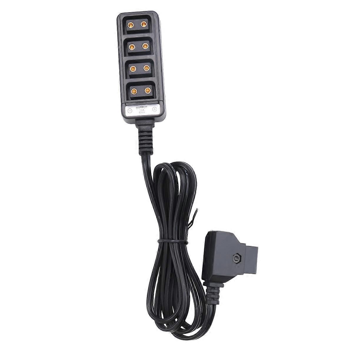 4-port P-tap-buchse Auf D-tap-stecker Kamera-stromverteiler, Stromverteiler Für Videogeräte, Mehrfachanschluss, Robustes Gehäuse.