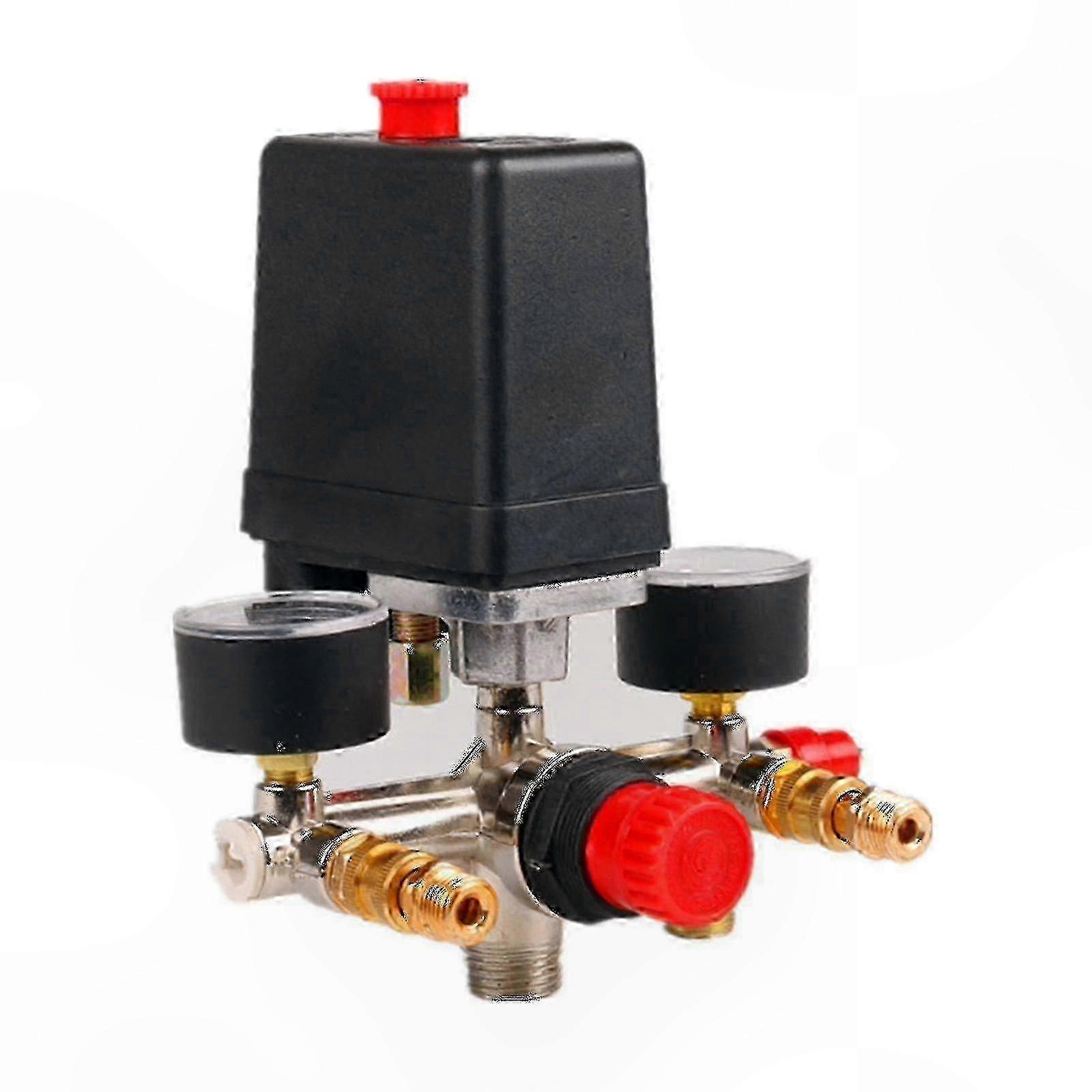Einstellbarer Druckschalter 90-120 Psi Für Luftkompressor Mit Regelventil Und Druckregelung