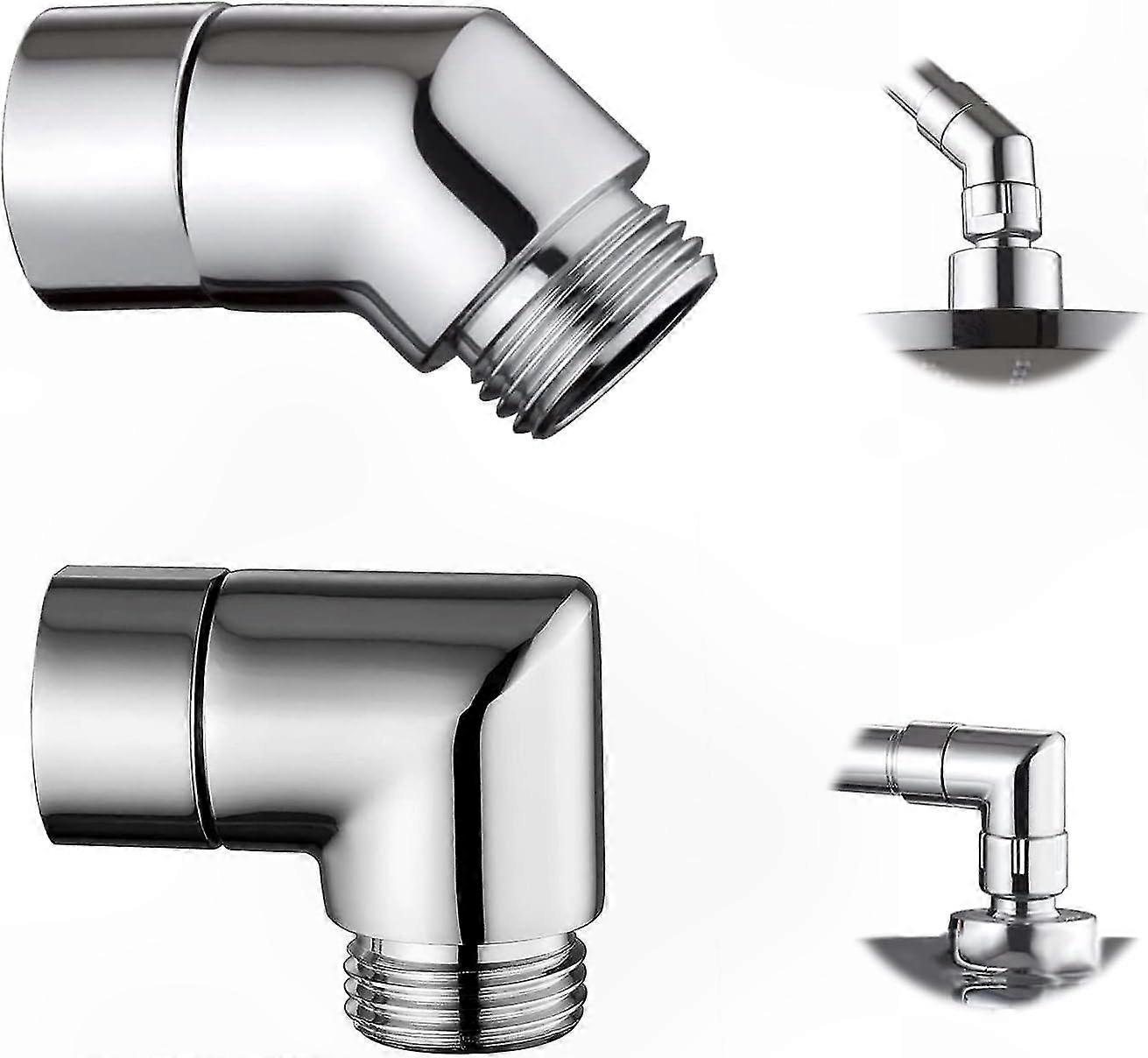 Verstellbare 90°/135°-duschkopfhalterung Aus Messing, Zweiteiliger Verstellbarer Winkeladapter, Universeller 1/2-zoll-handbrauseanschluss