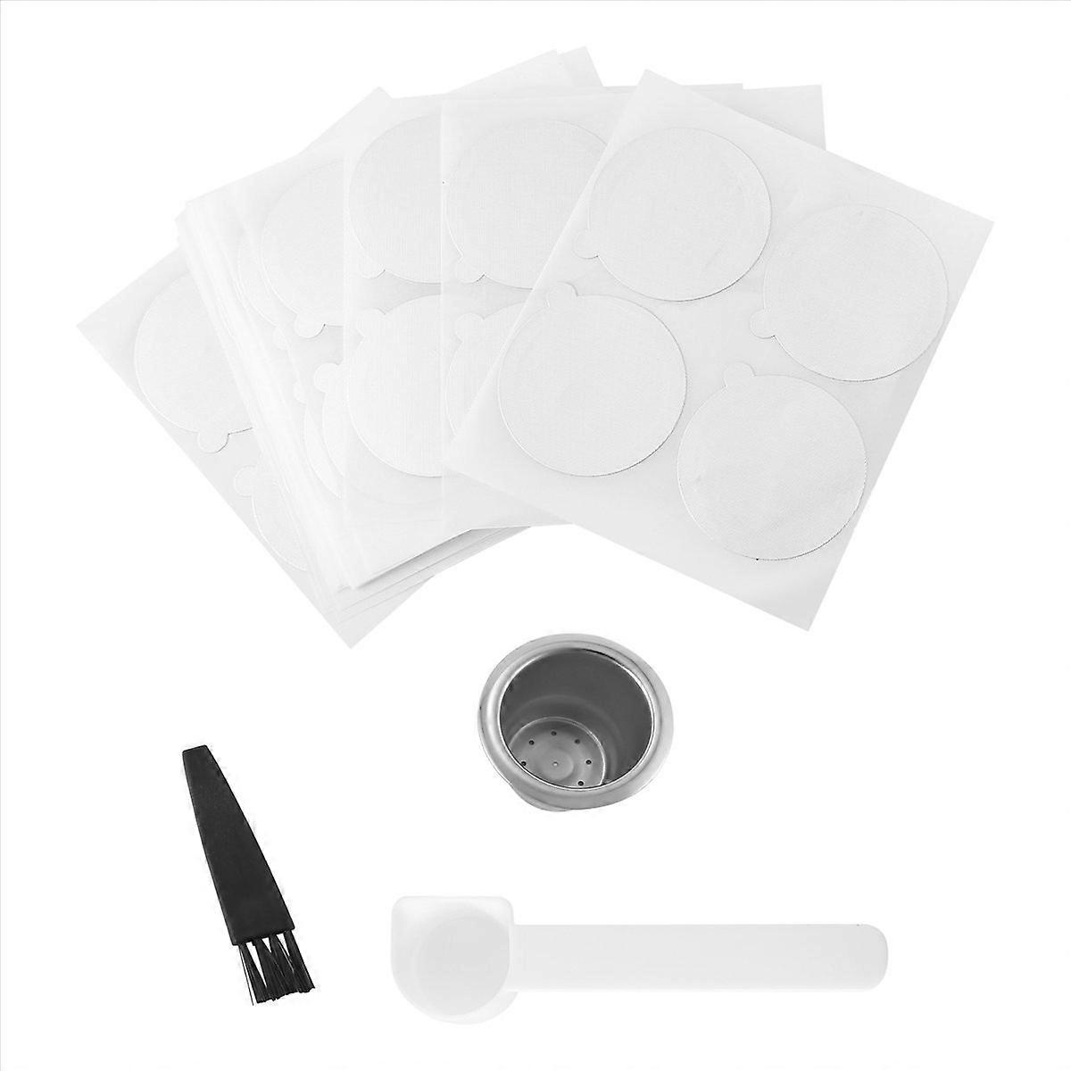 Kaffeekapseln Aus Edelstahl, Wiederverwendbare Pads, 100 Filter Für Espressomaschinen