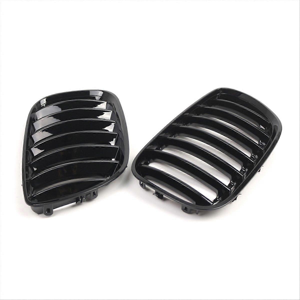 Rennsport-frontgrill Für Bmw X5 E53, Sport-mesh-motorhaubengrill, Direkter Ersatz, Doppelset.