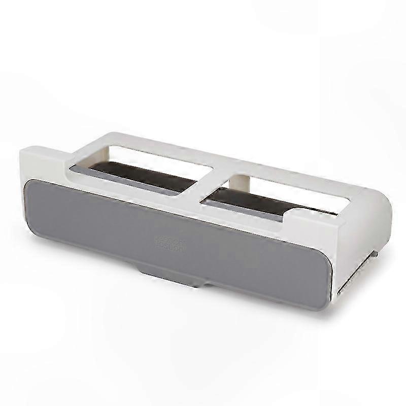 Graues, Wandmontiertes Gewürzregal Für Untere Ablagefläche, Robuster Metallorganizer, Platzsparende Aufbewahrung, 1 Stück, Modernes Design Für Eine Praktische Und Clevere Küche.