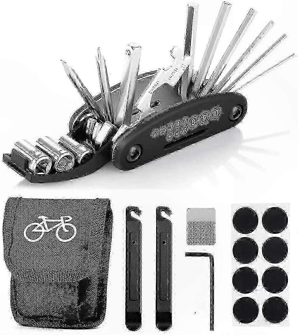 16-in-1 Multifunktions-fahrradwerkzeugset Für Wartung Und Reparatur