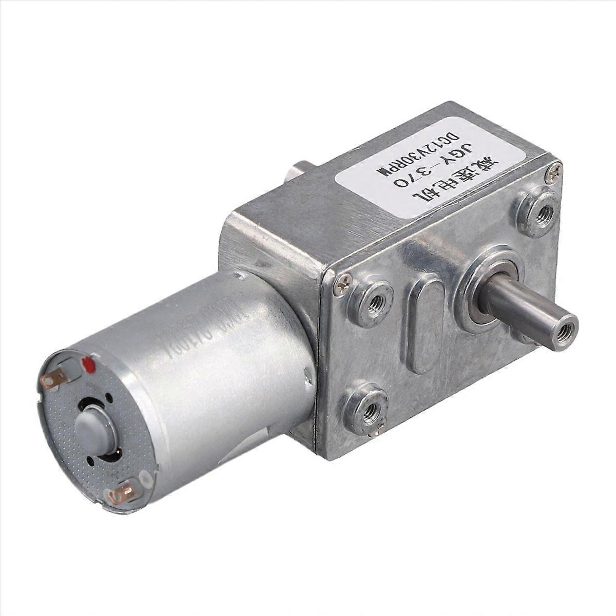 Jgy370 12v 30rpm Drehzahlreduziermotor, Robustes Getriebe, Geräuscharm, Für Heimwerker- Und Automatisierungsanwendungen