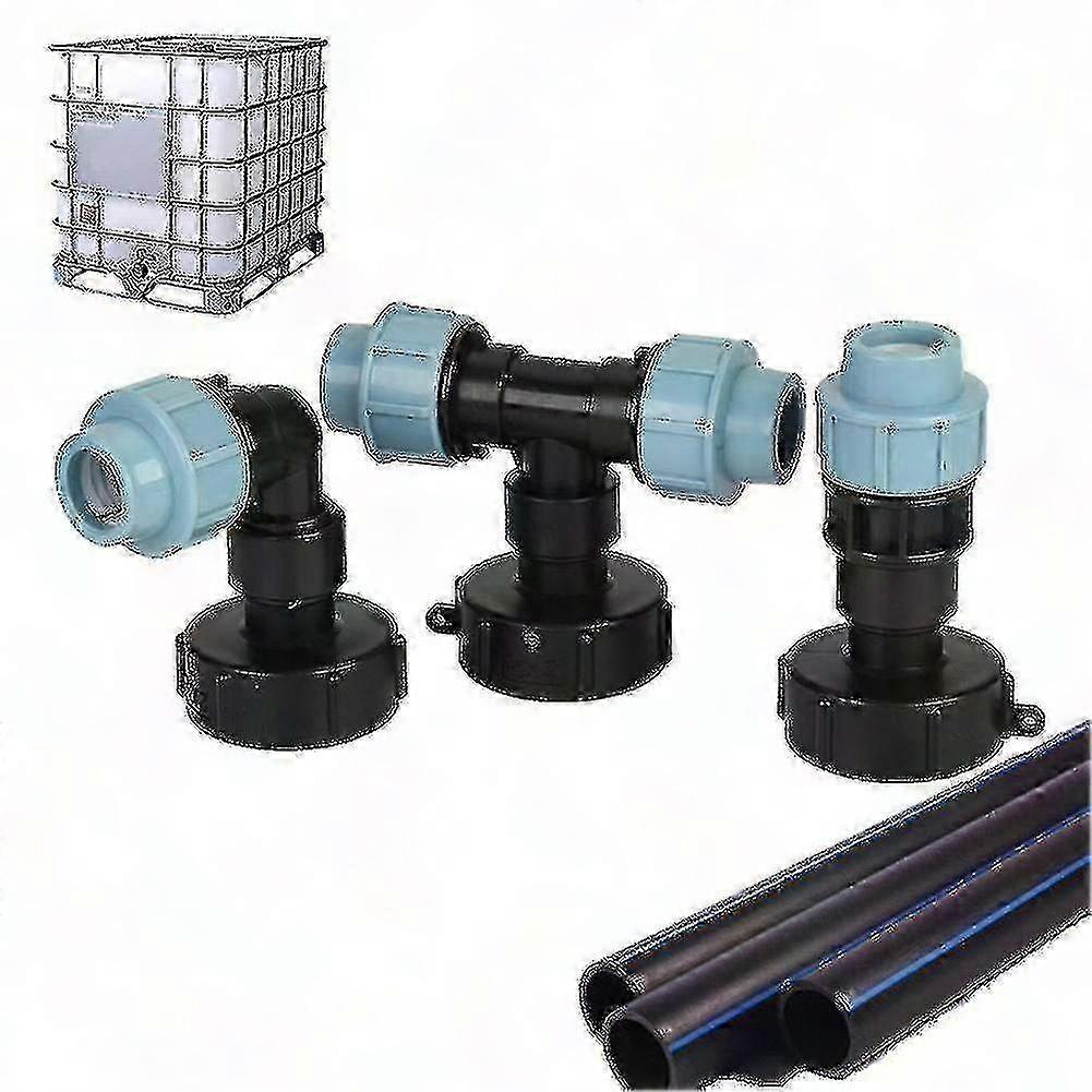 Ibc-schlauchverbinder Für Die Gartenbewässerung, Adapter Für Hauswasserhähne, Flexibler Anschluss Für Lanze Und Pumpe
