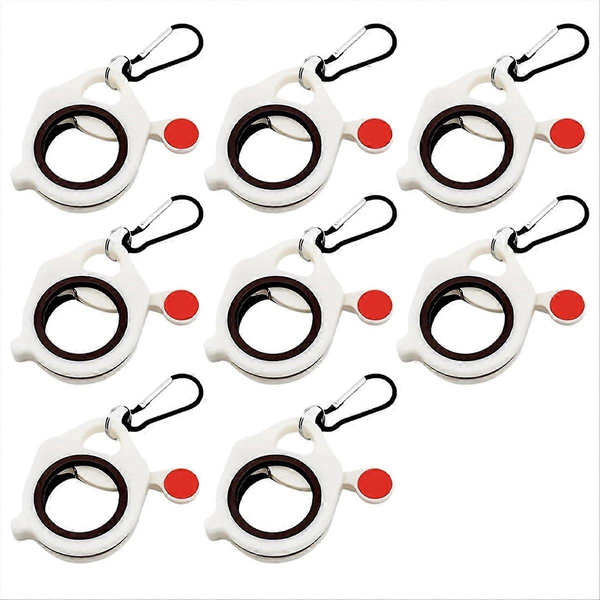 8-teiliges Kabelorganizer-set, Kabelclips Mit Reißverschluss, Wandhalterung Für Kabelbinder, Praktisches Kabelmanagement