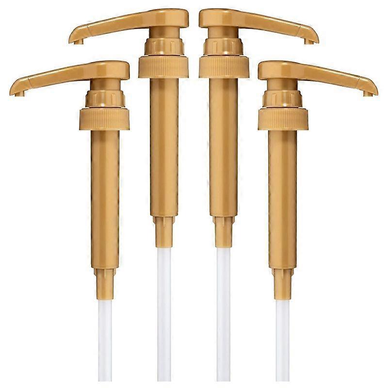 4-teiliges Dosierpumpen-set Für Kaffeesirup, Spenderflasche Mit Manuellem Druckkopf