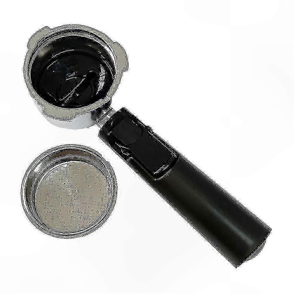 Wiederverwendbare Kaffeefilter Für Espressomaschinen, 51-mm-siebträger Ohne Boden, Kompatibel Mit 60-mm-siebträgern, 15–20 Bar Druck