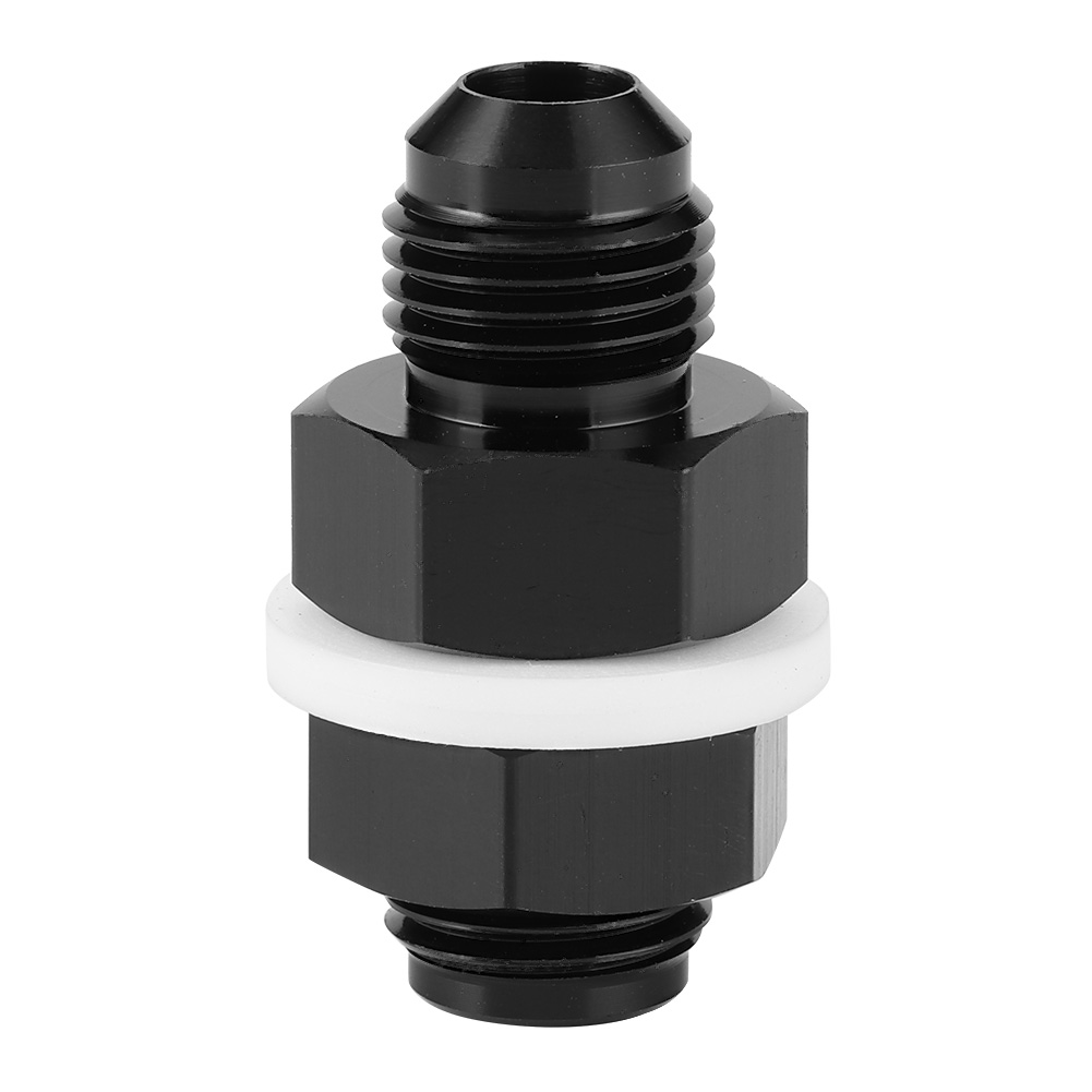 An6-durchführungsverschraubung Mit Bördelanschluss Für Tanks, Inklusive Ptfe-dichtung, Kompatibel Mit Den Meisten Flüssigkeiten