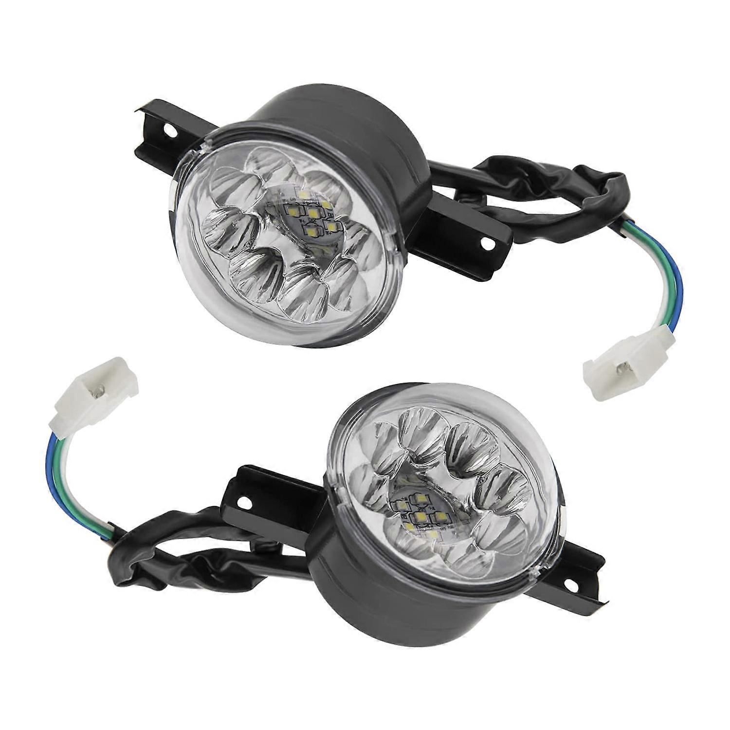 2 X 12v Led-scheinwerfer Für 125ccm, 150ccm, 250ccm Und 300ccm Quads, Frontscheinwerfer Für Atvs, Leistungsstarke Beleuchtung Für Atvs