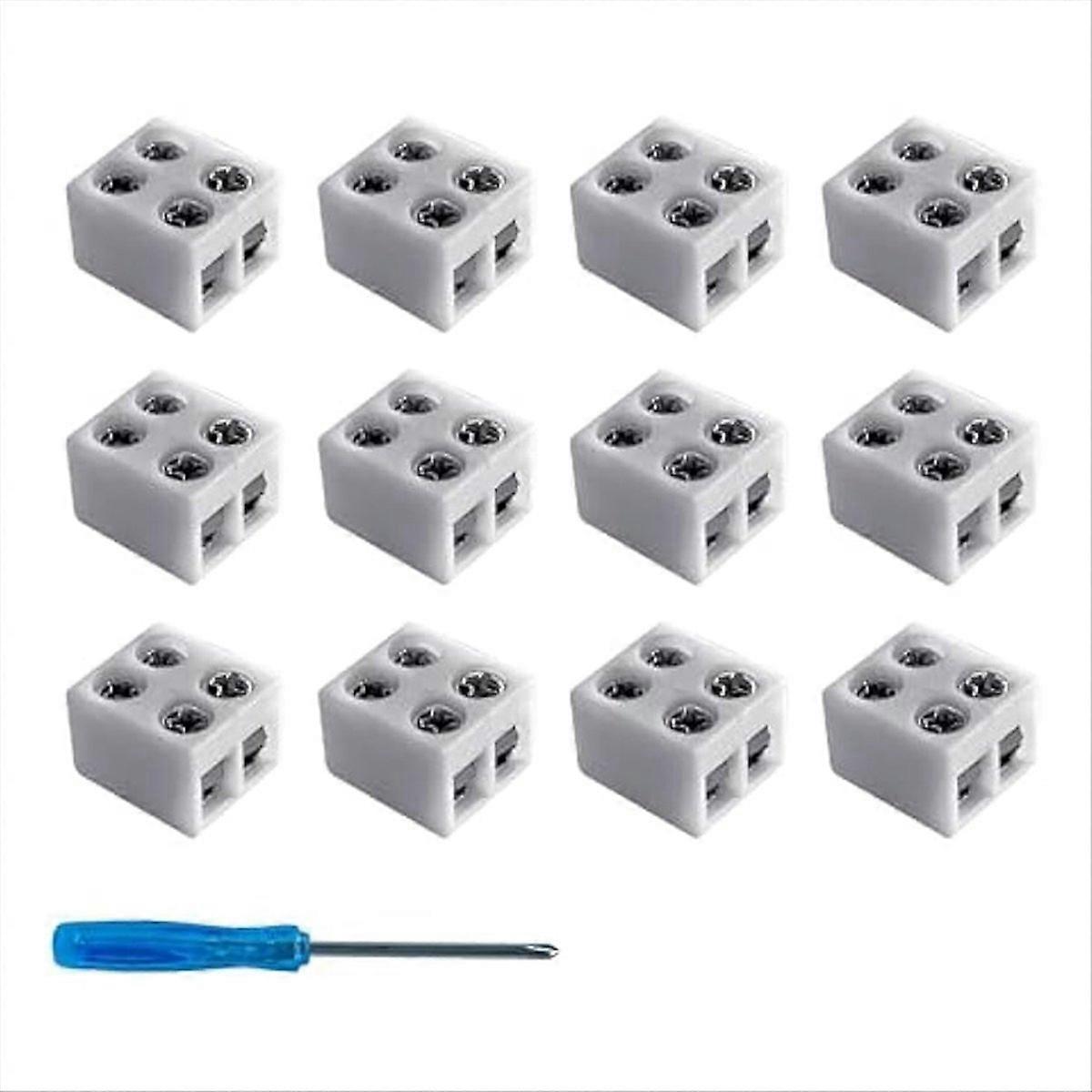 12-teiliges Lötfreies Led-verbinderset, Schnellverbindungsset Für Led-streifen, Wasserdichte Verbindungsclips, 8-mm-led-streifenadapter, Einfach Zu Installierende Verbinder, Set Mit 12 Verbindern Für