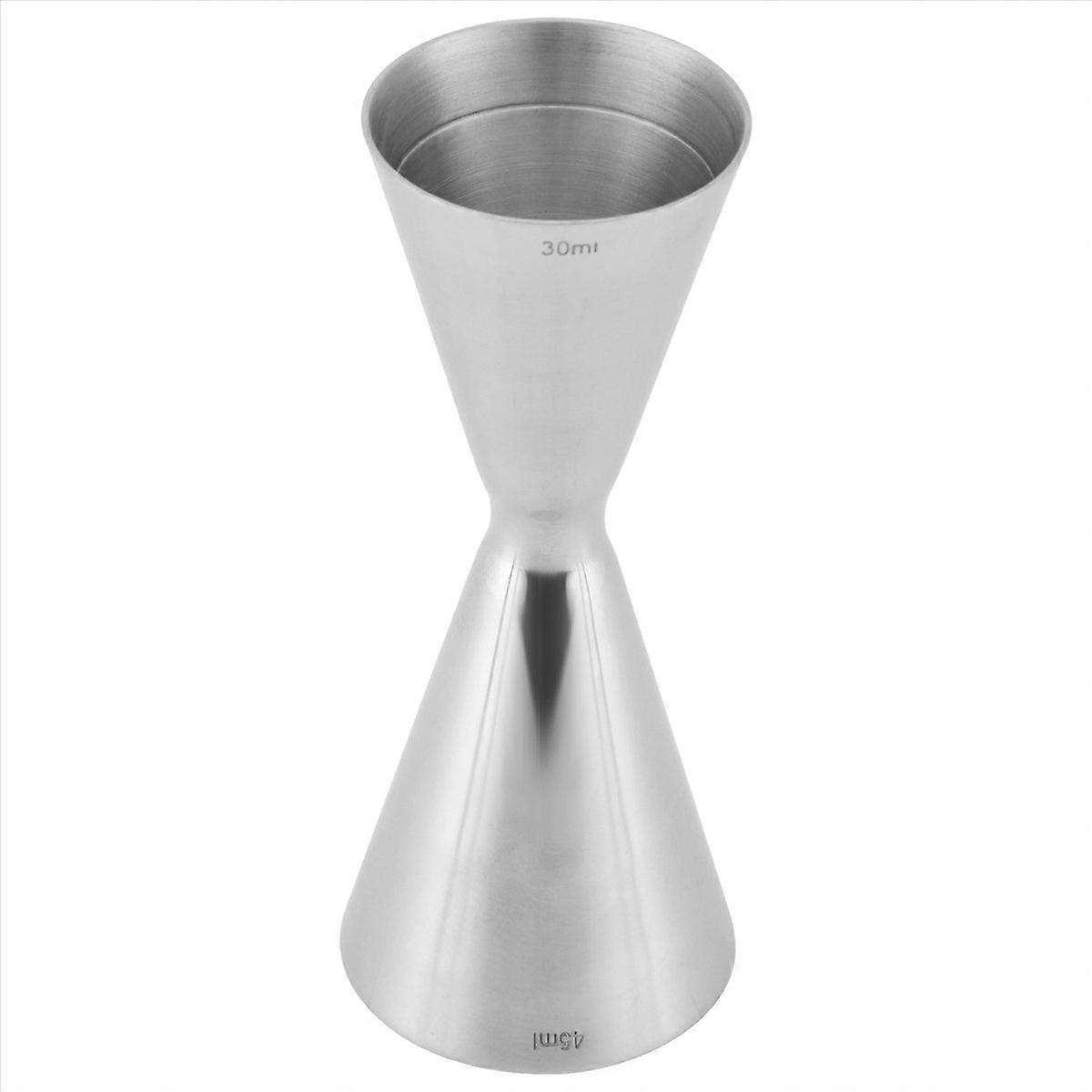 Doppelkopf-cocktailshaker Mit Messbecher 45 Ml Für Bar, Hochzeit Und Party, Messbecher Aus Edelstahl, Barkeeper-zubehör Zur Zubereitung Von Weinen Und Cocktails