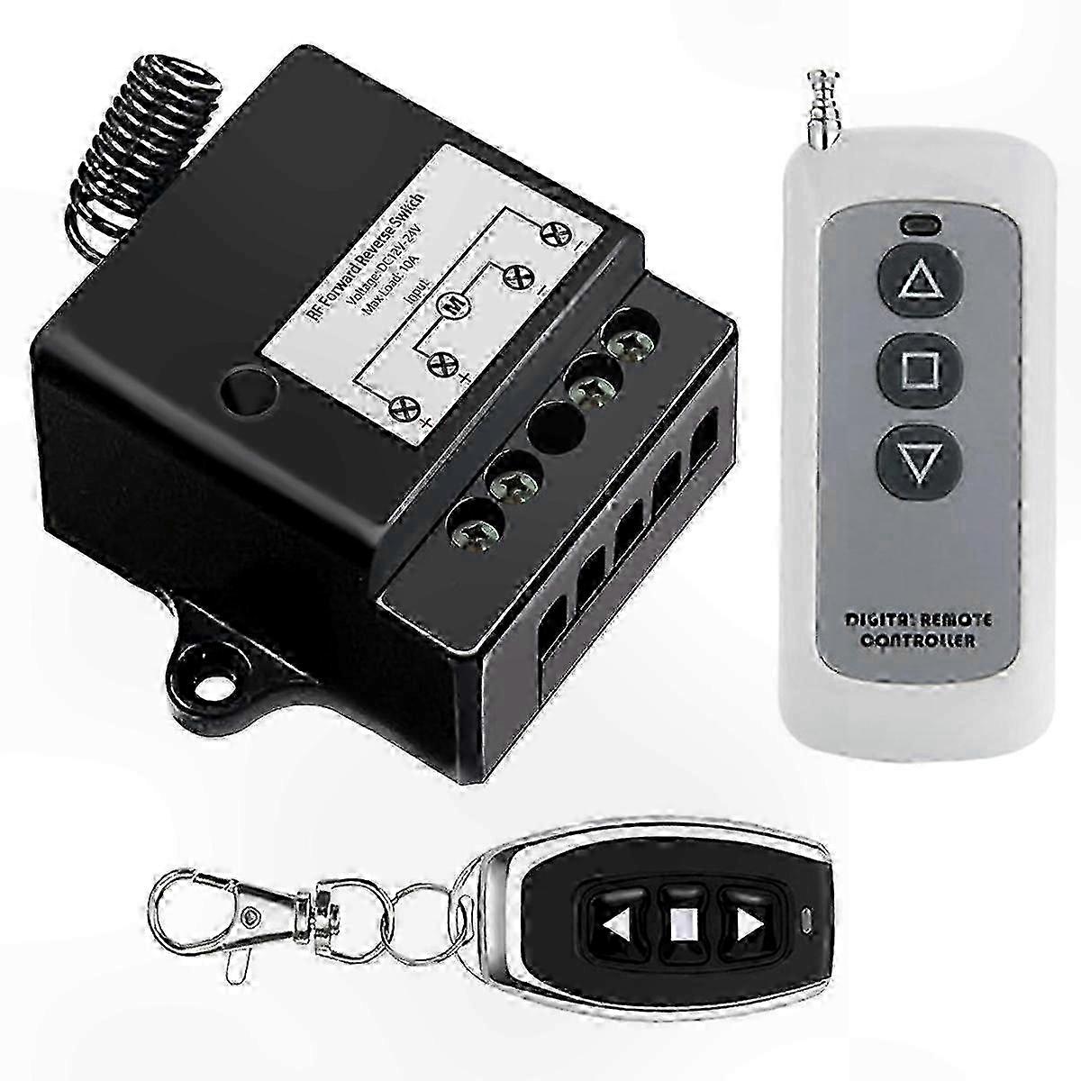 10a 12v–24v Zweiwegeschalter Für Elektrische Stellantriebe, 50 Meter Fernbedienung, Fahrtrichtungsregler