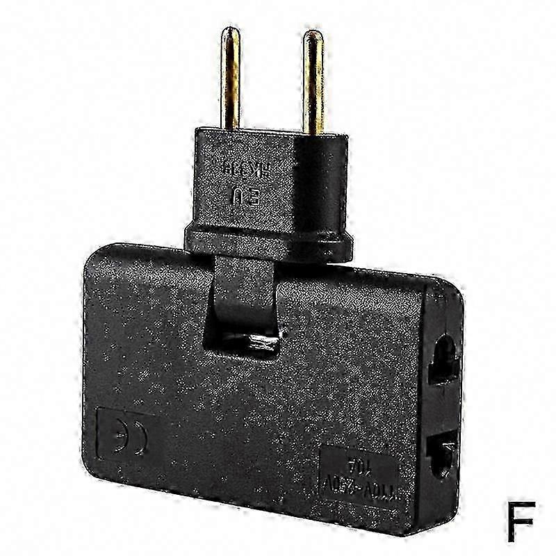 180° Drehbarer Eu-netzadapter, 3-in-1-mehrfachsteckdose, Kompakte Kabellose Steckdosenleiste, Schlank Und Leicht, Praktische Stromverlängerung