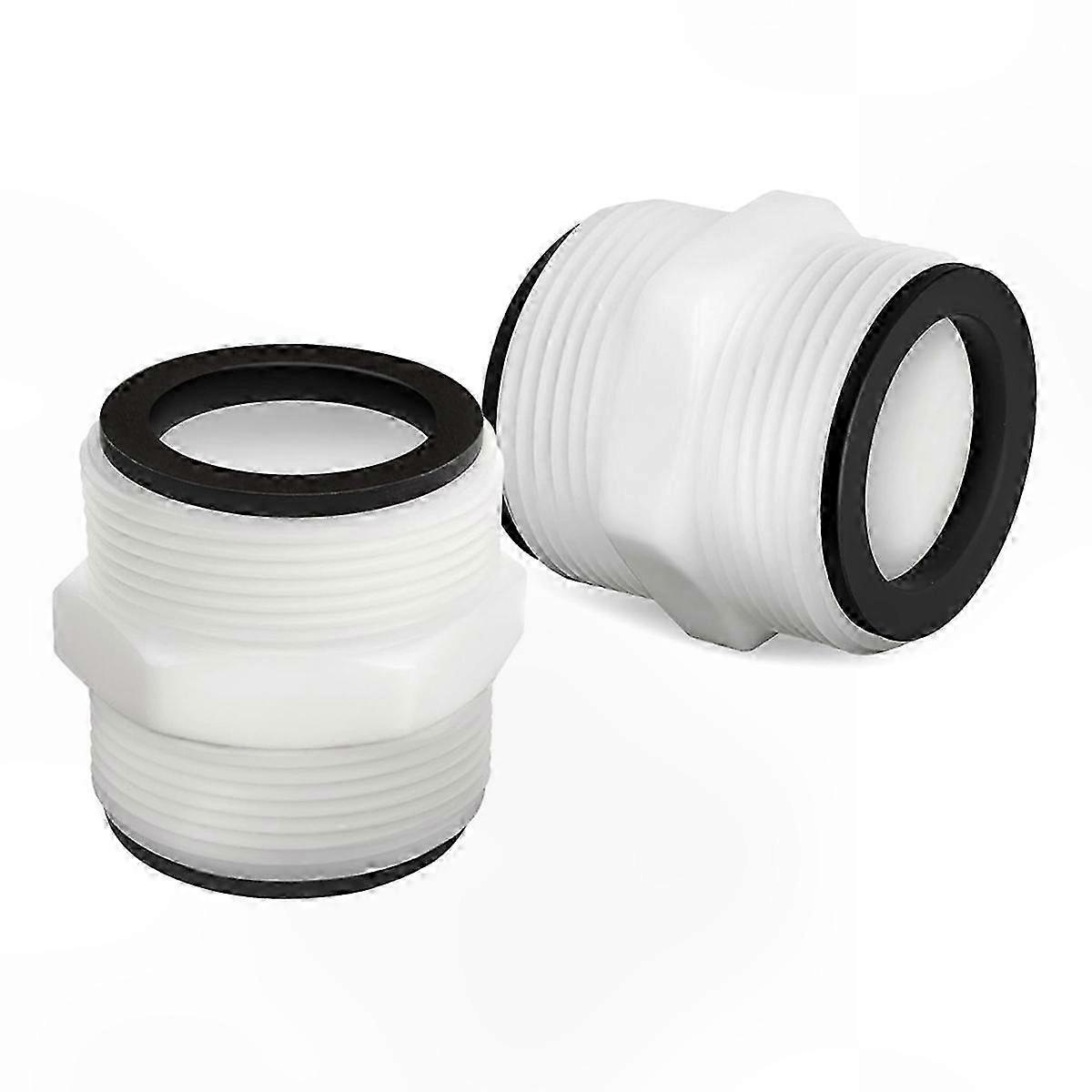 Set Mit 2 1,5-zoll-adaptern Für Schlauch, Filterpumpenanschluss Und Flexible Verbindung Für Aufstellpools