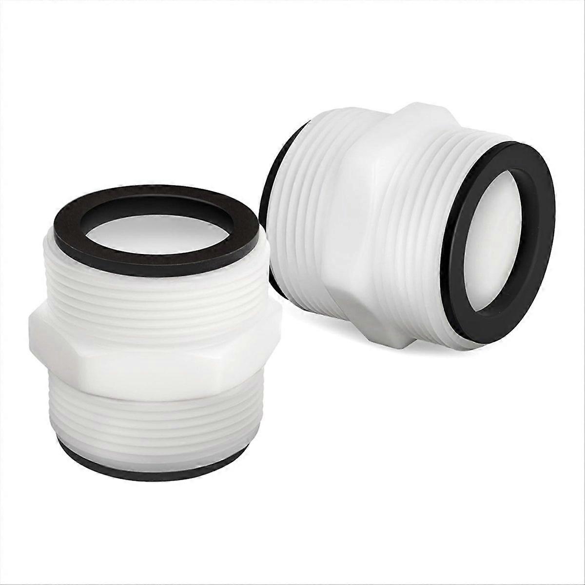 Set Mit 2 1,5-zoll-poolschlauchadaptern, Universalanschluss Für Pumpe Und Filter, Robuster Verbinder
