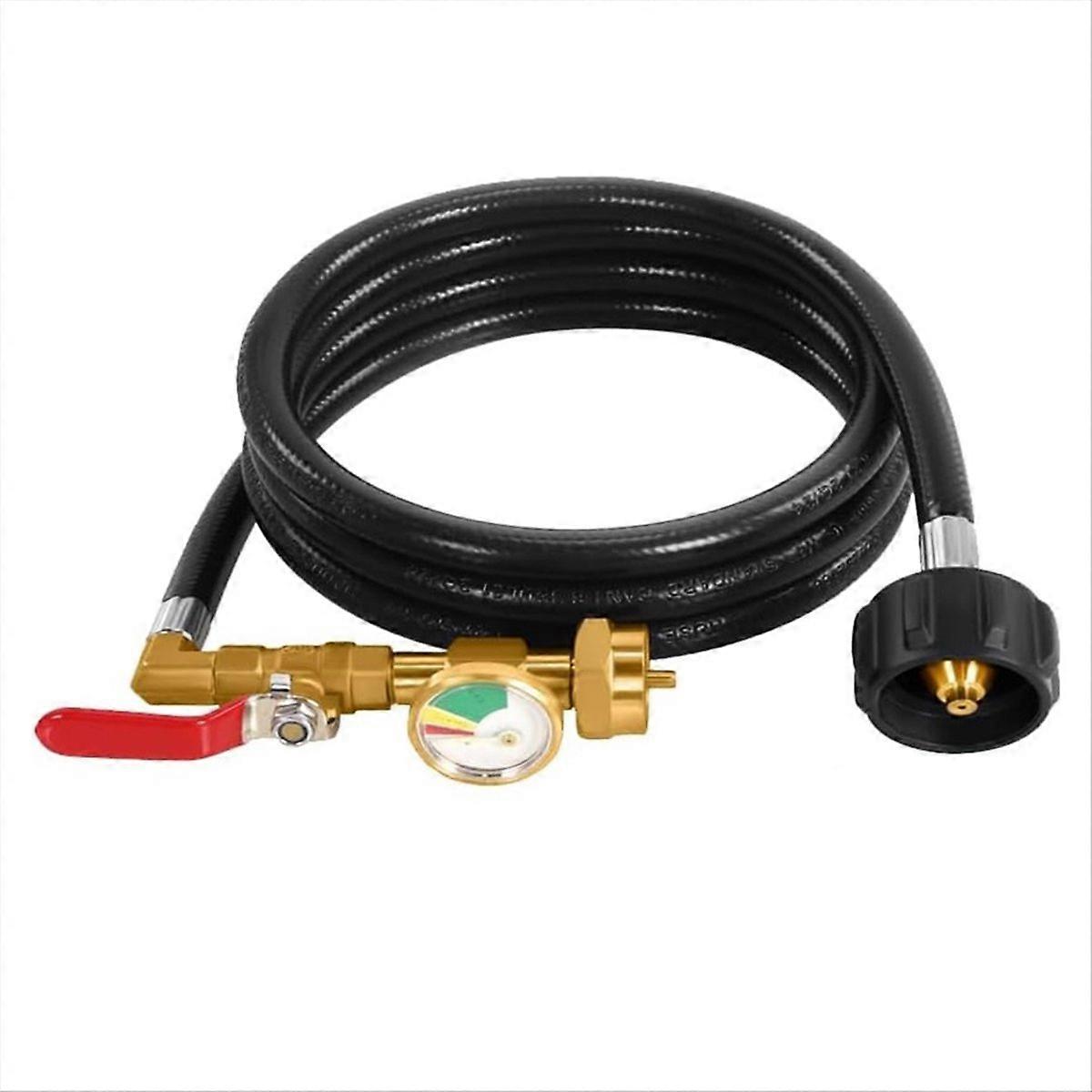 Adapter Für Campingkocher (1-pfund-propangasflasche), Typ-1-einlassanschluss, Gasanschluss Für Tragbare Grills, Universalventil, Zubehör Für Outdoor-kochgeräte