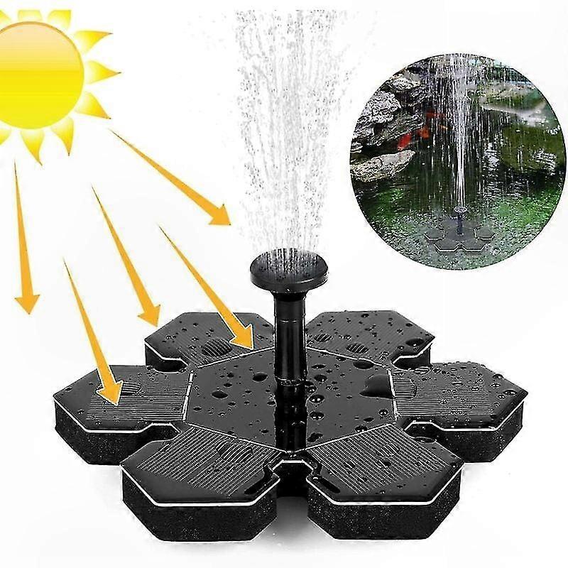 Solarbetriebener Gartenbrunnen Mit 1,5-w-photovoltaikpanel, Dekorativem Gartenbecken, Energieeffizienter Stromversorgung, Autarkem Wasserspiel, Ideal Für Die Terrasse, Keine Verkabelung Erforderlich,