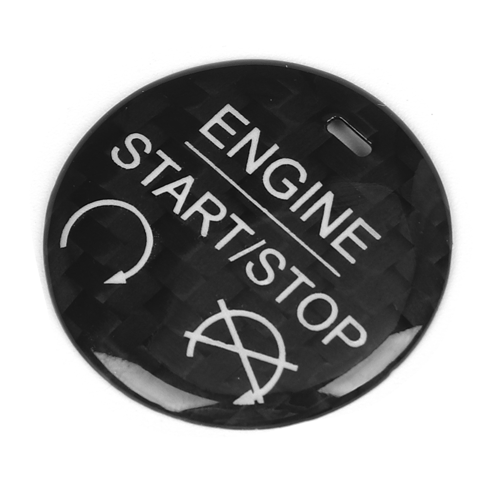 Start-stopp-knopfblende Aus Kohlefaser Für Linkslenkerfahrzeuge, Kompatibel Mit Ford Mustang 2015-2019