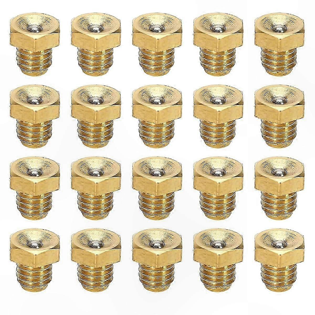 20 Stück M6x1mm Schmiernippel Für Die Wartung Von Werkzeugmaschinen, Metrische Schmiernippel