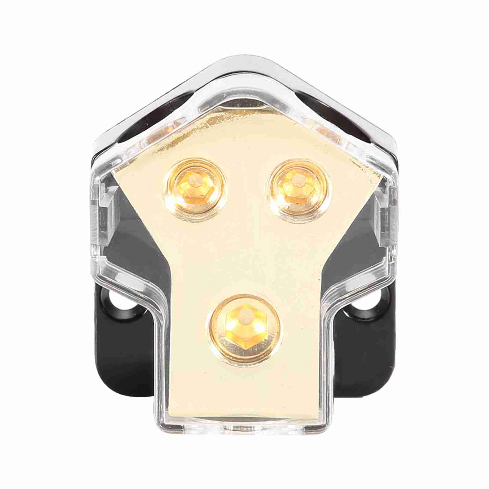 Stromverteilerblock Für Auto-audiosysteme, 1 Eingang 4awg, 2 Ausgänge 8awg, Stromverteiler.
