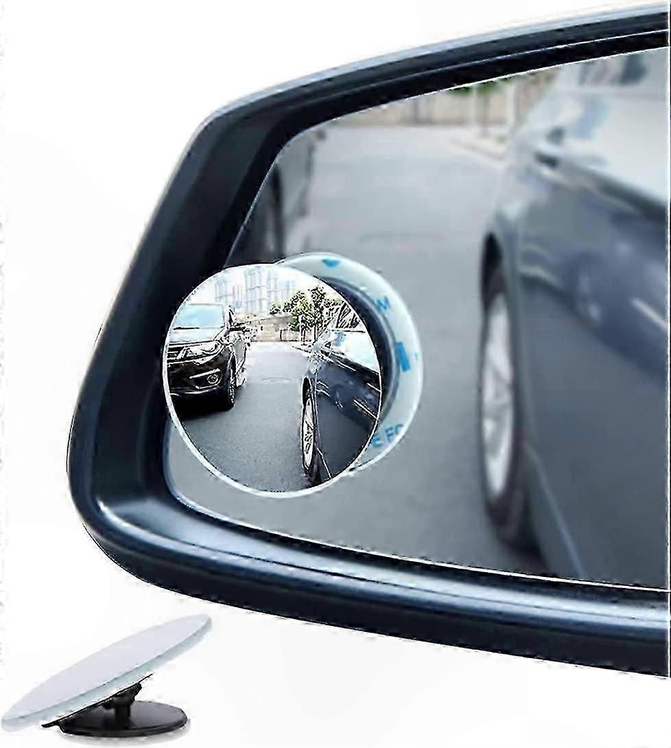 360° Drehbarer, Runder Konvexer Rückspiegel Für Tote Winkel Und Sicht Nach Hinten, Weitwinkel-glasspiegel Mit Erhöhter Sicherheit